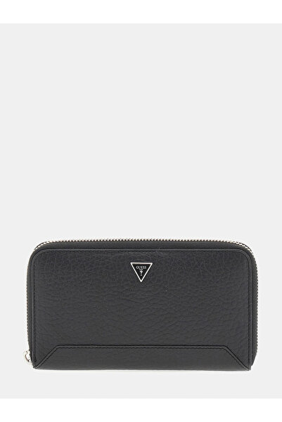 Guess Barcellona Men's Black Leather Wallet Smbagrlea28-Bla