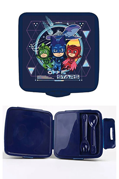 PJMASKS Pijamaskeliler Licensed Lunch Box + Straw Water Bottle + Lunch Box Set Tlpj3