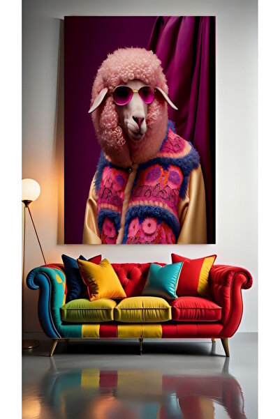 özkacar KOYUNCUK V1 Tablou pe pânză pentru decorarea casei, salonului, salonu...