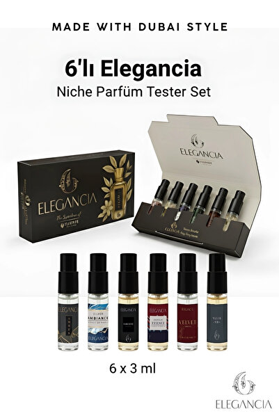 silver elegance vip perfume Niche Parfüm Deneme Seti (6x3 ml) – Made with Dubai Style