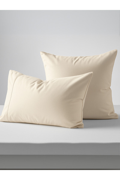 BEYLİNİ Set of 2 Pillowcases Colorful Ironable Durable Tear-Resistant Soft Premium Flat Zippered 50X70 cm