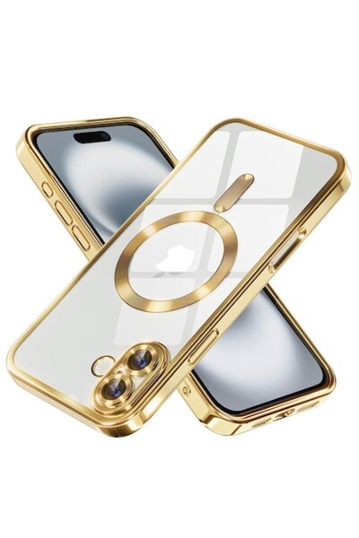 Techsuit Carcasă ergonomică pentru iPhone 16 - Auriu strălucitor