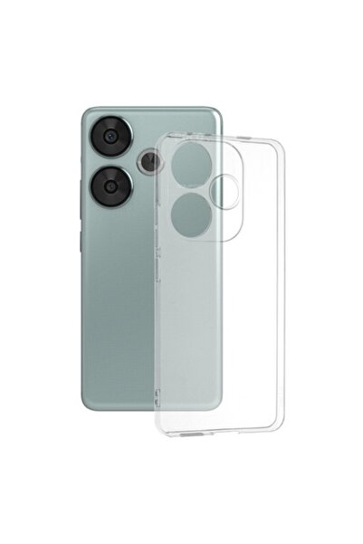 Techsuit Case for Xiaomi Poco F6, Clear Silicone, L58, Polyurethane, Transparent