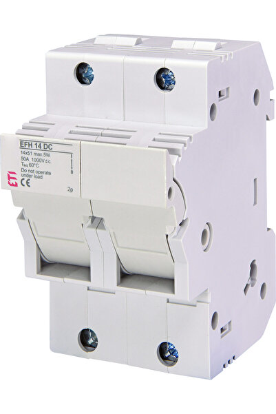 Eti Fuse disconnector, 14x51mm, direct current, 2P, 50A, EFH 14 DC, 002560203,
