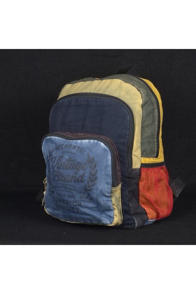 Galat New Style Patchwork Cotton Vintage Backpack Dcc