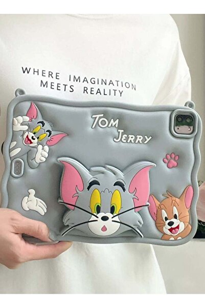 Generic Kid Silica Shockproof Case Cover Tom Jerry Kids Shockproof Case for iPad Pro 11 Inch