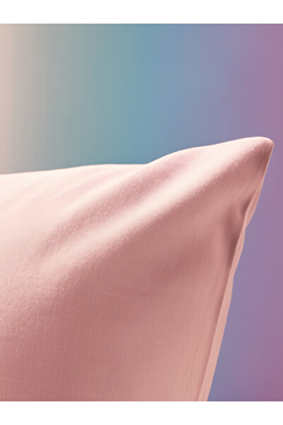BEYLİNİ Set of 2 Pillowcases Colorful Ironable Durable Tear-Resistant Soft Premium Flat Zippered 50X70 cm
