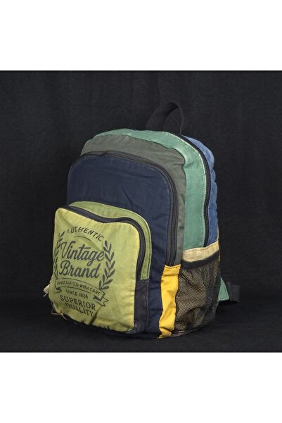 Galat New Style Patchwork Cotton Vintage Backpack Dcc