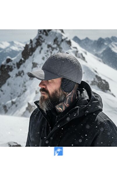 PIECE SIGNATURE 70% Acrylic, 30% Cotton, Soft Fleece Lined, Ear Flap, Waterproof Hat (Quilted)
