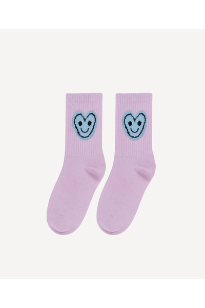 Katia&Bony Children's 4-Piece Smiling Face Emoji Socks