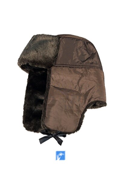 Genel Markalar %70 Acrylıc %30 Cotton, Suya Dayanıklı İçi Kürklü Rus Pilot Şapka