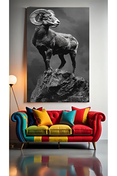 özkacar DAĞ KEÇİSİ Tablou pe pânză pentru decorarea casei, perete, salon, sal...