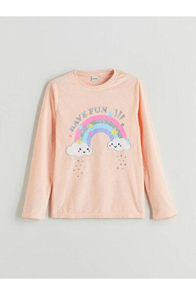 LC Waikiki طاقم الرقبة بيجامة الفتاة