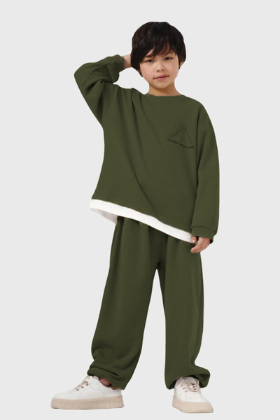 ETİC MODA Children's Tracksuit Set Oversize – Comfortable and Stylish Design