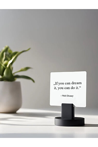 Vescarri Modern Design Card Stand - Minimalist Card & Photo Holder