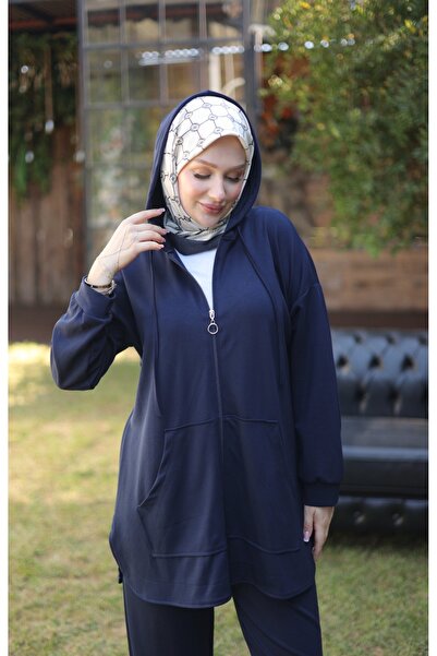 MODA ARS بدلة هودي أنيقة ورياضية للشتاء