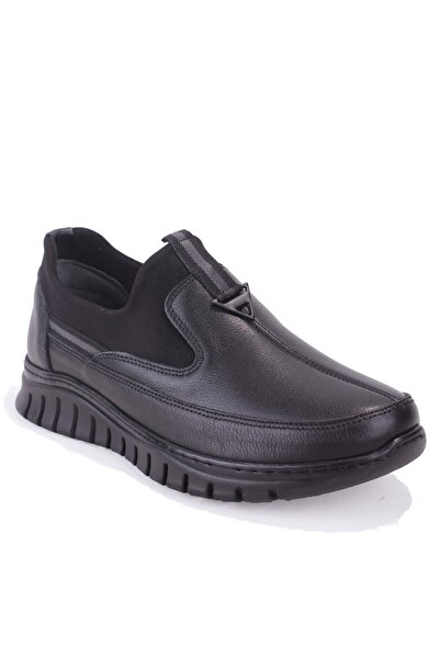 DAGOSTER DZA07-122044654 Pantofi de damă din piele ortopedică de zi cu zi neagră