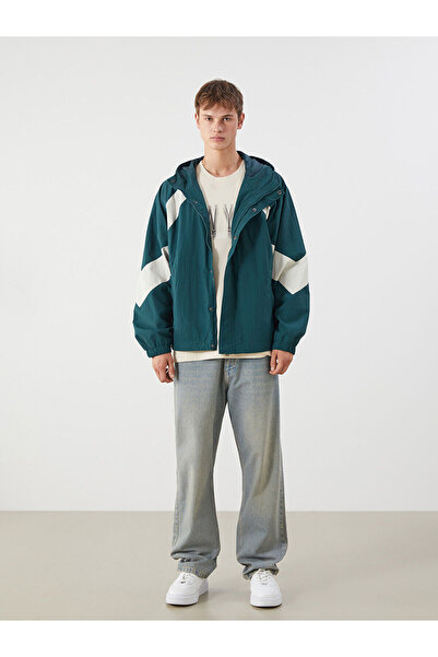 LC Waikiki Ανδρικό αδιάβροχο νέας σεζόν άνετο και ευνοϊκό με κουκούλα