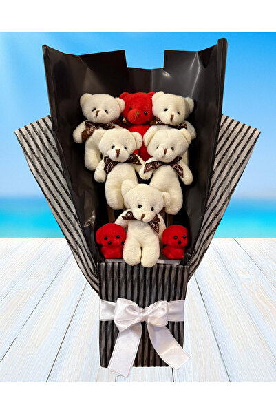Linalux Gifts Ayıcık Buketi - Ayıcıklı Buket - Peluş Buket - Sevgiliye - Kız ...