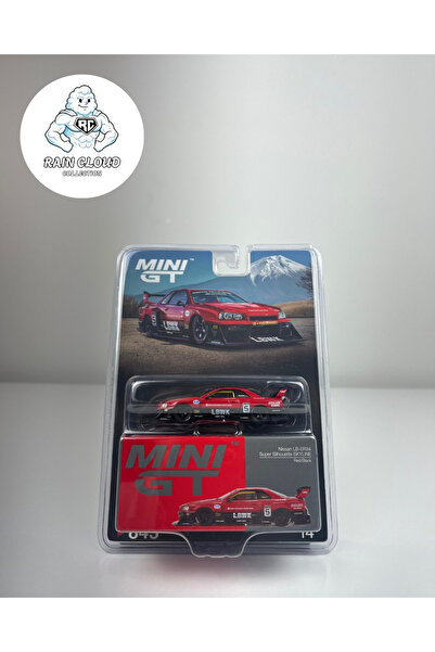 mini gt Nissan LB-ER34 Super Silhouette Skyline Red/Black