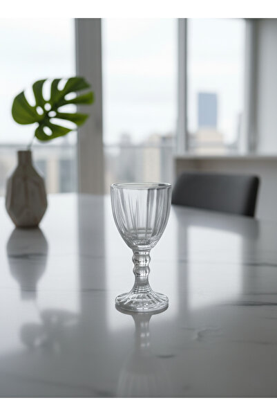 Dia Set of 6 Crystal Glass Coffee Side Water Glasses Mugs Cups