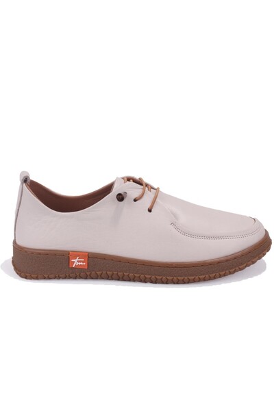 DAGOSTER Dza07-12981124 Ecru Orthopedic Daily Leather Women's Shoes
