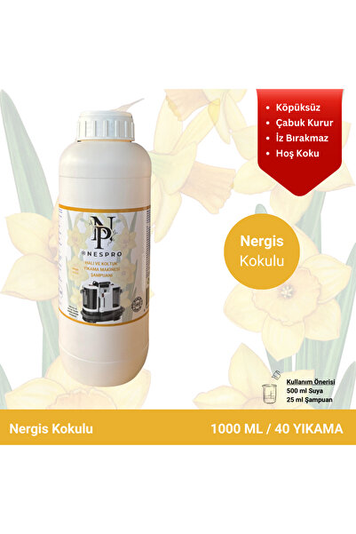 Reyonplus Nespro Halı ve Koltuk Yıkama Makinesi Şampuanı/Deterjanı - Nergis K...