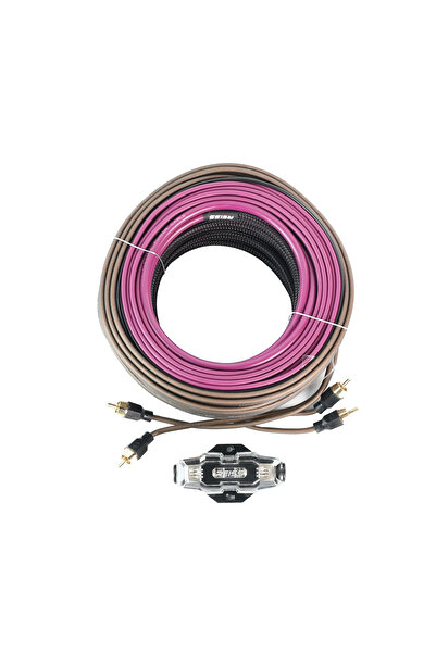 Reiss 8GA OFC Amfi Kablo Seti Kaliteli – RS-AWG84 Tam Bakır Profesyonel Anfi Kablosu Seti 8GA