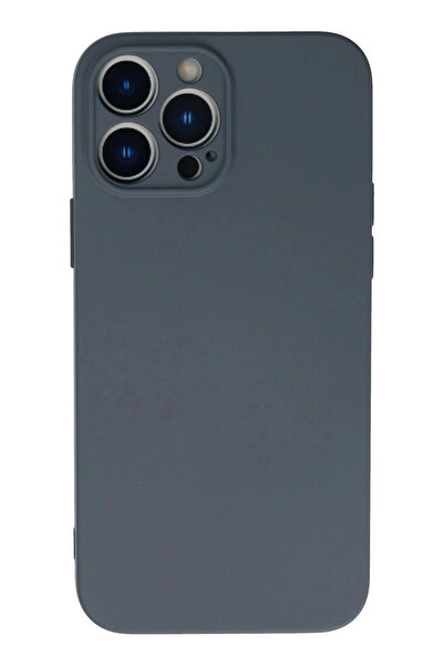The LOG INVEST Iphone 13 pro case nano inner velvet silicone - grey