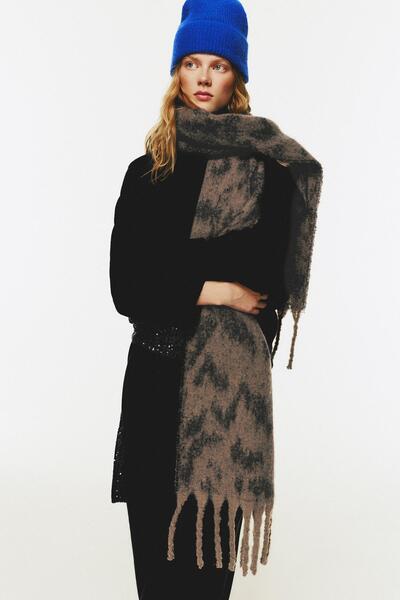 Pull & Bear Desenli fular