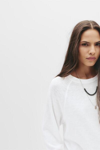 Pull & Bear Raglan long sleeve T-shirt