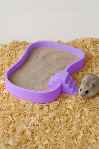 MD×JOA Hamster Banyo Kumu için BanyoKumu Kabı ( Karışık Renk ) Suriye Hamster...