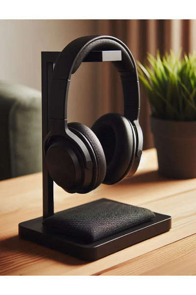 Vescarri Minimalist Headphone Stand - Modern Headset Holder