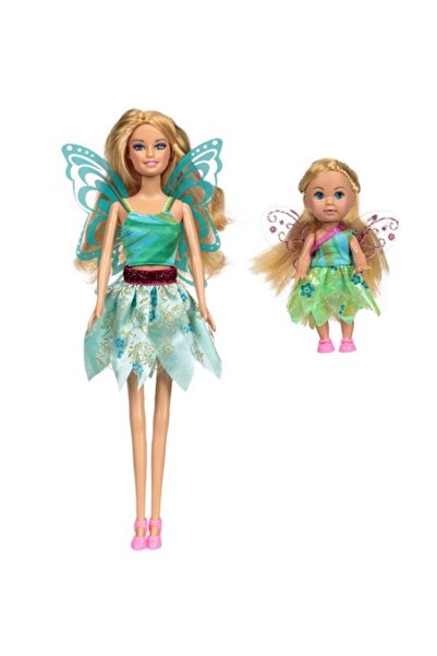 OEM Set 2 papusi manechin, mama zana si copil, imbracate la fel, 2 piese, 3 ani+