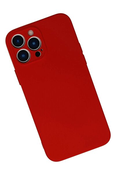 The LOG INVEST iPhone 13 Pro Case Nano Velvet Silicone - Red