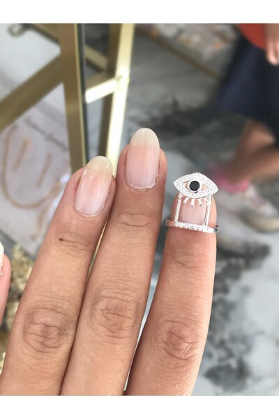 the ASEL İNCİ خاتم أظافر بتفاصيل العين