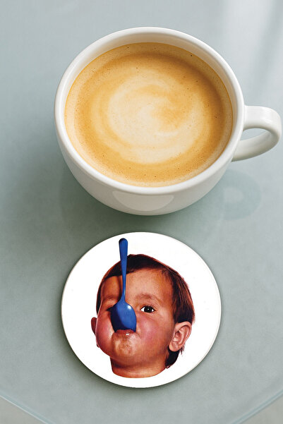 Cekuonline قاعدة كوب دائرية من البليكسي مع نمط مطبوع للأطفال