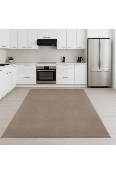 Bonny Home Relax Kahve Mutfak Halısı Kaymaz Tabanlı Makinede Yıkanabilir Yumu...