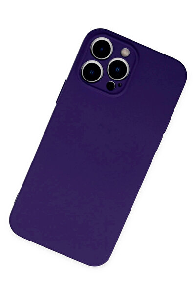 The LOG INVEST iPhone 13 Pro Case Nano Velvet Silicone - Purple