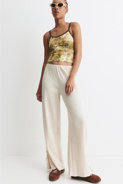 Pull & Bear Rustik düğümlü pantolon