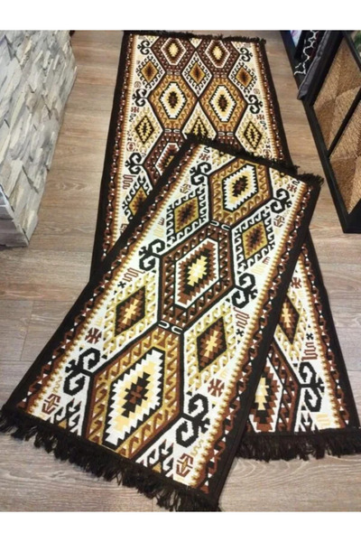 OEM 1+1 Woven rugs, double-sided, sizes 60x90 cm + 60x120 cm H&H34