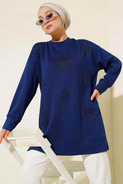 SHİROSA Stone Print Hijab Tunic