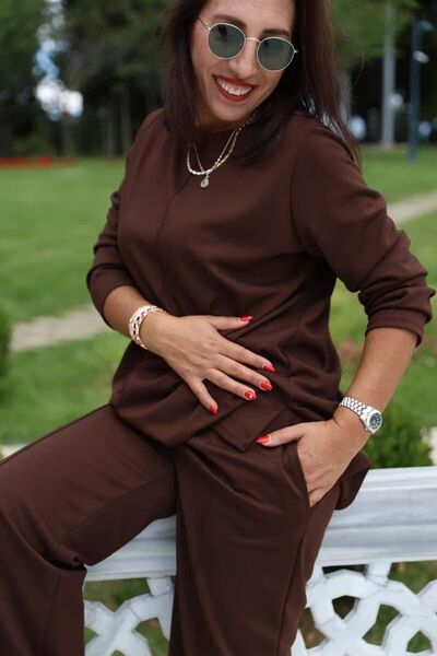 REVENKO Knitted Standard Women's Tracksuit Set