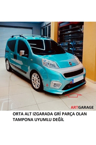 Bodykitartgarage FİORİNO YENİ KASA ÖN EK(BOYASIZ)FİBERGLASS