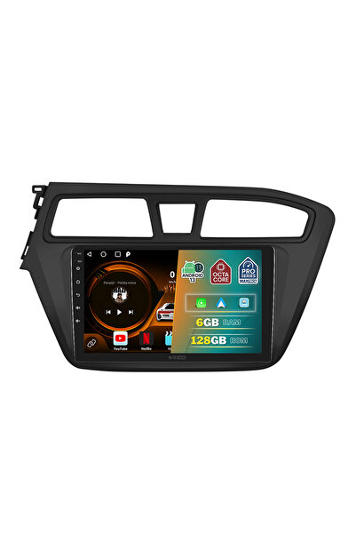 MaxTech Navigatie Hyundai I20 2015-2017 dedicata, 6 GB Ram 128 GB Rom OctaCore, Carplay & Android auto