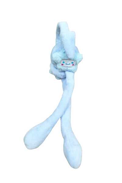 Aware Time Căști de iarnă cu figurine de pluș pentru copii, urechi mobile și sunet în mișcare
