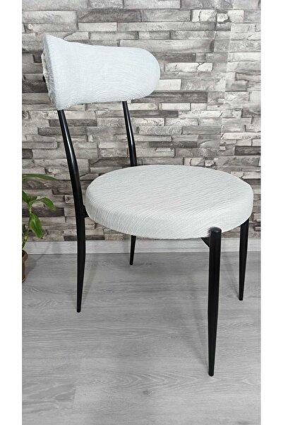 UzHome Teddy sandalye klıf JAKAR açık KREM kumaş