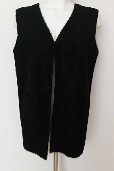 Liliyana Luxury Zigzag Pocket Sleeveless Knitwear Knitted Vest