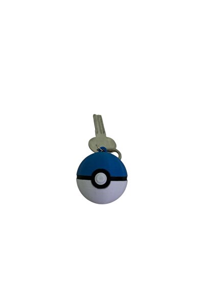 Poketop (pokeball) Tasarımlı Anahtarlık – 3D Baskı PLA Malzeme ( 1 Adet Fiyatıdır.)