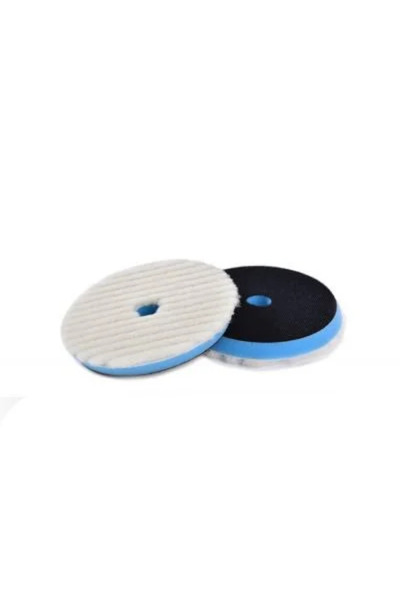 Shine Mate Knitted Wool Pad Mavi Taban Agresif Yün Pasta Keçesi 125/140mm